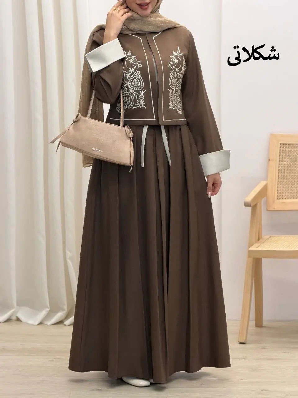 4038- کت و دامن مزونی ژیوان